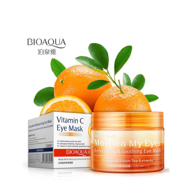 vitamin C eye mask – قناع فيتامين C للعيون من BIOAQUA