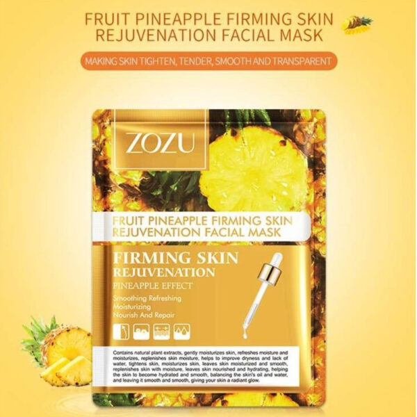 pineapple mask by ZOZU – قناع الانناس لتخلص من حب الشباب