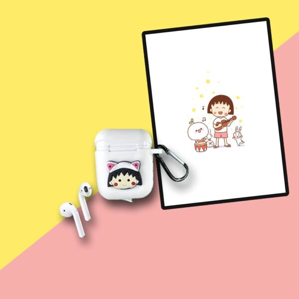 Maruko AIRPODS case by anime – غطاء لسماعات الاذن بشخصية ماروكو من الانمي