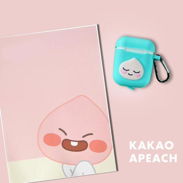 Apeach AIRPODS case from Kakao friend – غطاء لسماعات الاذن بشخصة ابيتش من كاكاو فرند