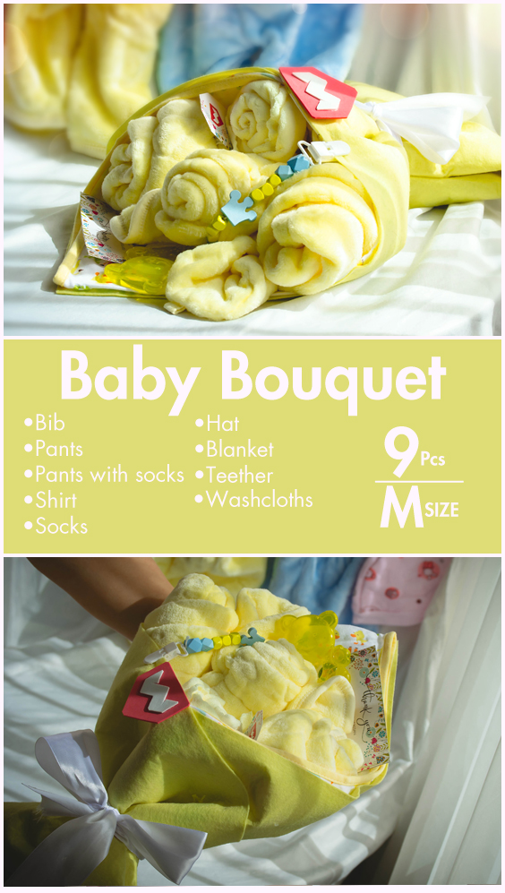 Baby bouquet medium size – بوكيه اطفال حديث الولاده متوسط