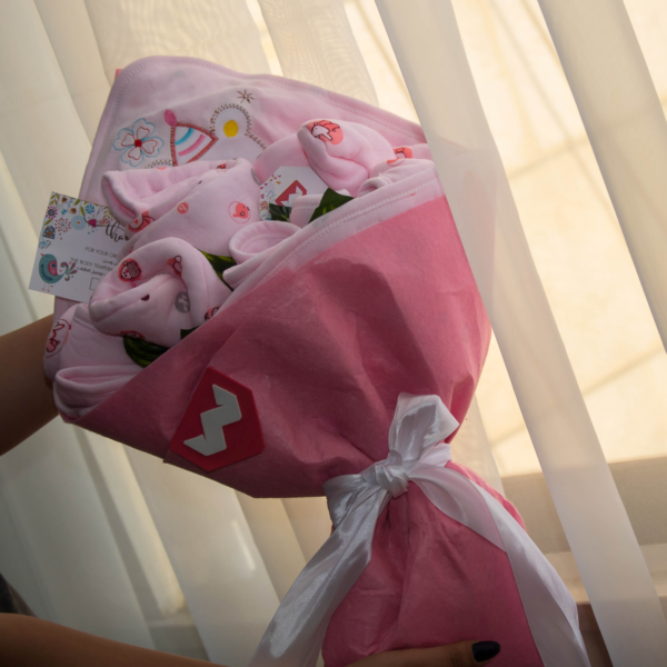 Baby bouquet medium size – بوكيه اطفال حديث الولاده حجم وسط