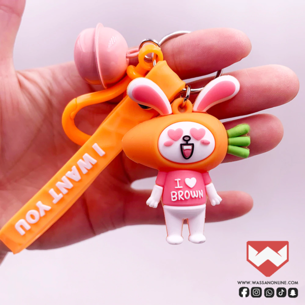 keychain 3D kawaii small- ميداليه حجم صغير لطيفة الشكل