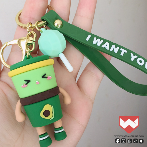 keychain 3D kawaii large- ميداليه حجم كبير لطيفة الشكل